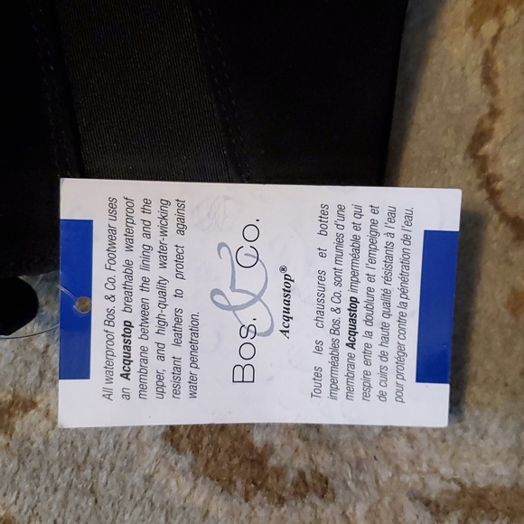 Nordstrom BOS&Co Portugal Chelsea black suede waterproof pull on Booties size 9 - Picture 11 of 16